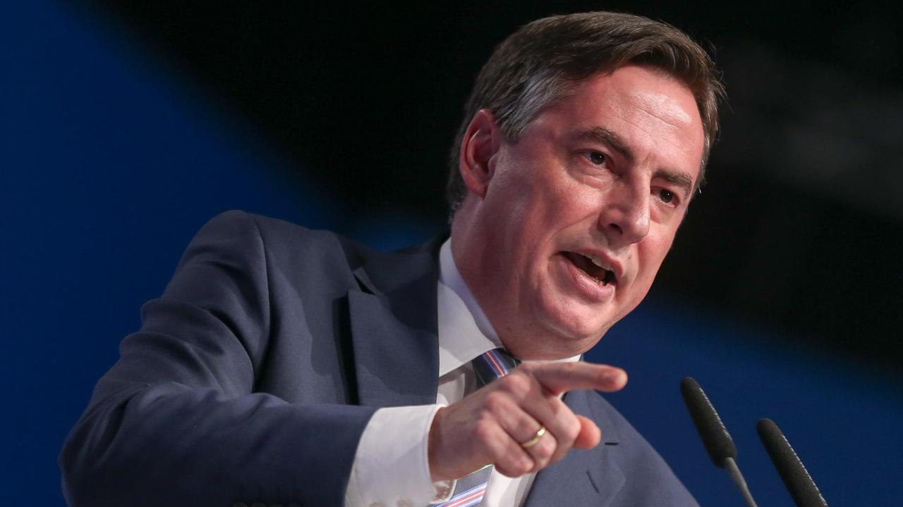 David McAllister (CDU) spricht am 06.12.2016 beim 29. Bundesparteitag der CDU in Essen (Nordrhein-Westfalen). David McAllister (CDU) spricht am 06.12.2016 beim 29. Bundesparteitag der CDU in Essen (Nordrhein-Westfalen).