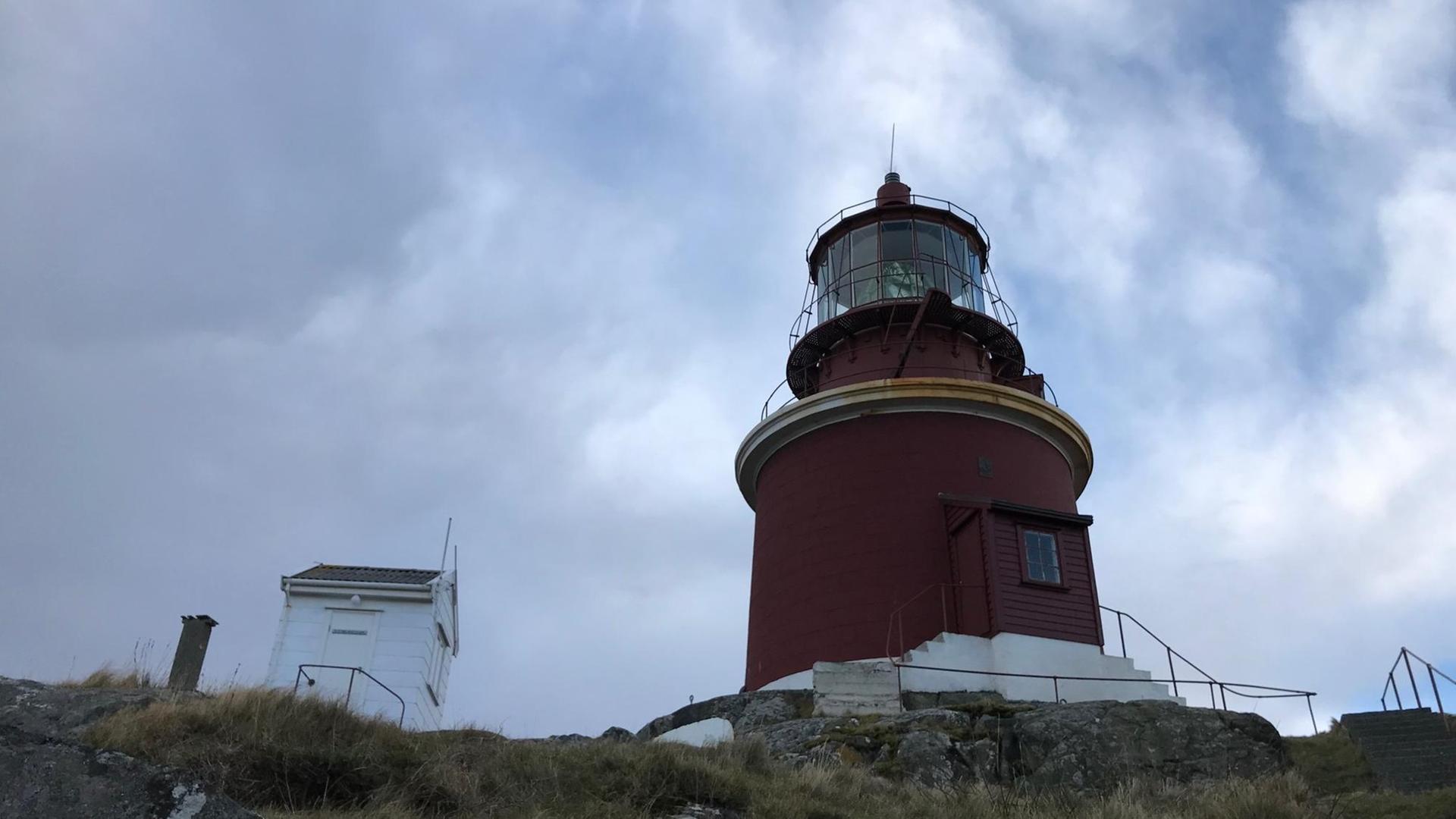 Der Leuchtturm der Insel Utsira ist nicht mehr im Betrieb Der Leuchtturm der Insel Utsira ist nicht mehr im Betrieb