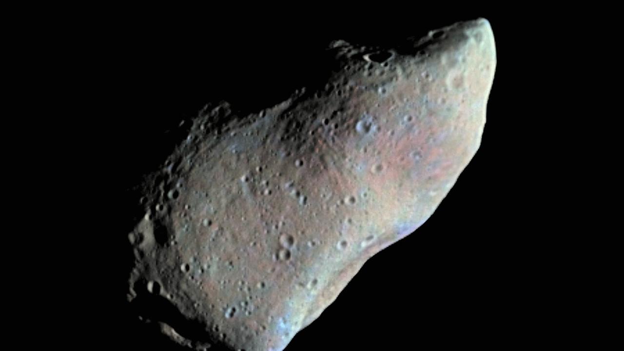 Von den „Schweizer“ Asteroiden gibt es keine Nahaufnahmen – diese Objekte bestehen meist aus Gestein und Metall, ähnlich wie Gaspra (NASA)