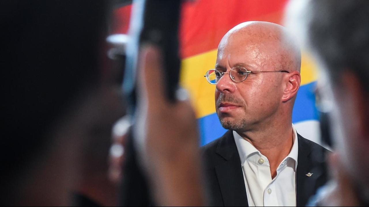 Spitzenkandidat der brandenburgischen AfD und einer der Wahlsieger: Andreas Kalbitz. Spitzenkandidat der brandenburgischen AfD und einer der Wahlsieger: Andreas Kalbitz.