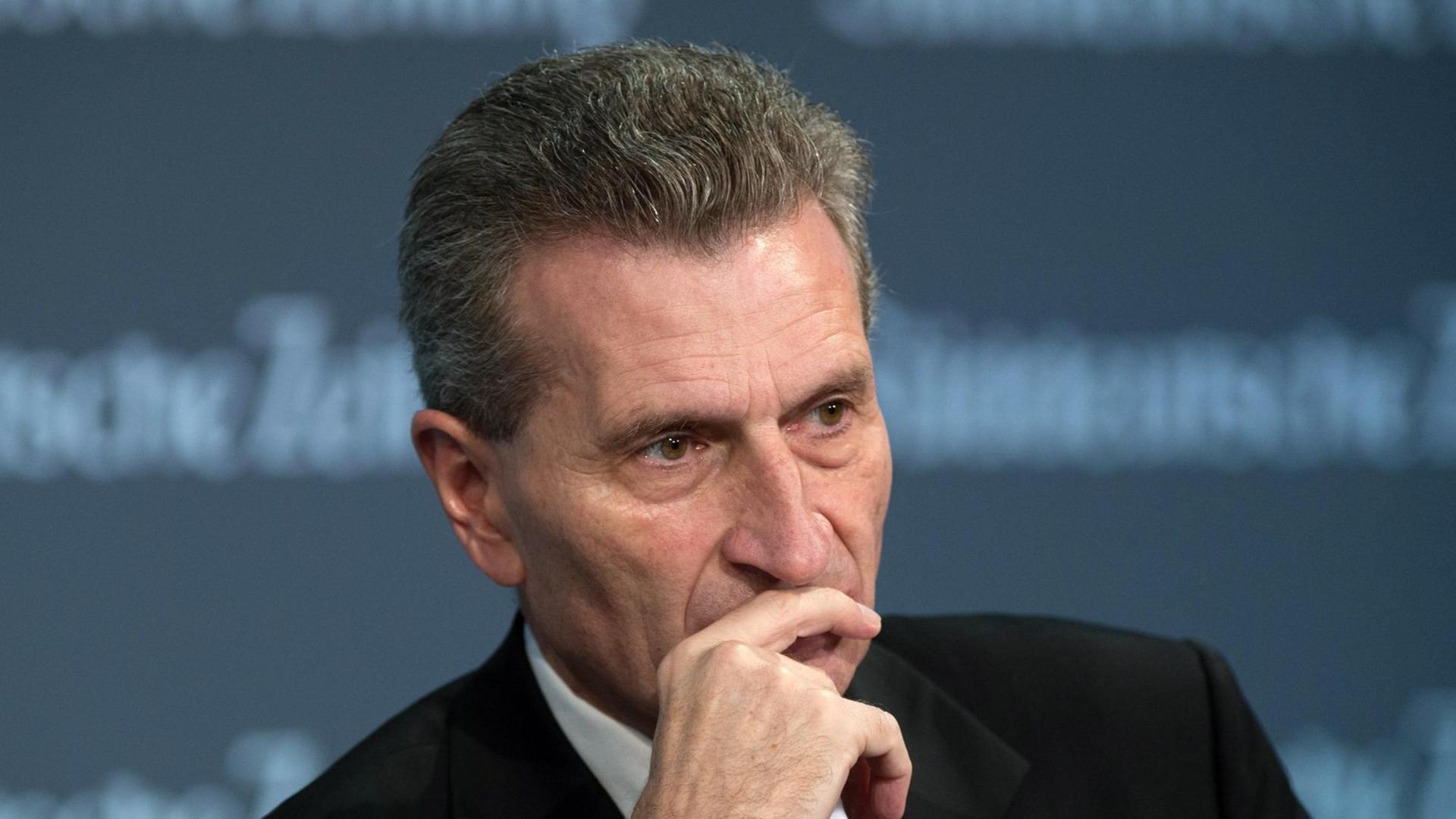 EU-Kommissar Günther Oettinger EU-Kommissar Günther Oettinger