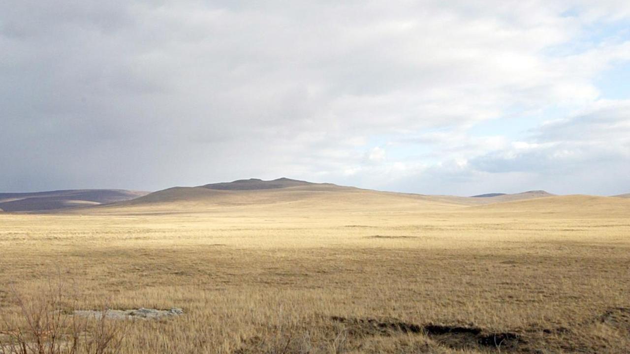 Die Xilinguole-Steppe in der Inneren Mongolei Die Xilinguole-Steppe in der Inneren Mongolei