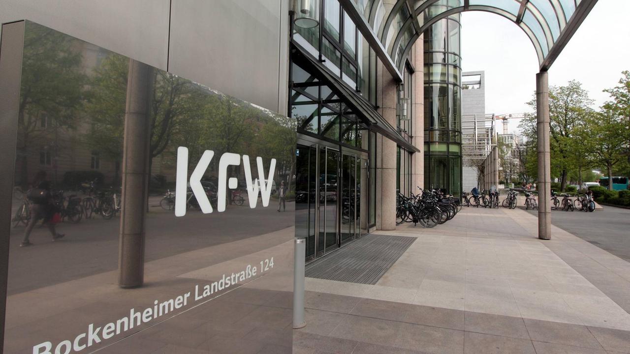 Die KfW- Kreditanstalt für Wiederaufbau in Frankfurt