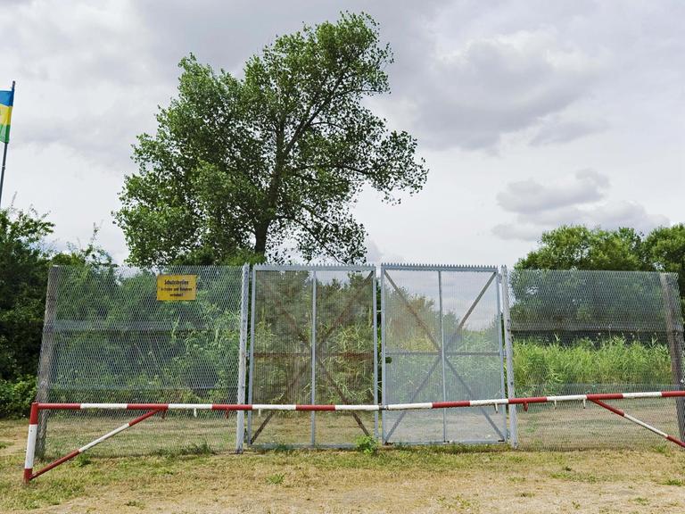 Das ehemalige Eingangstor nach Rüterberg, das von 1967 bis 1989 komplett abgeriegelt war.