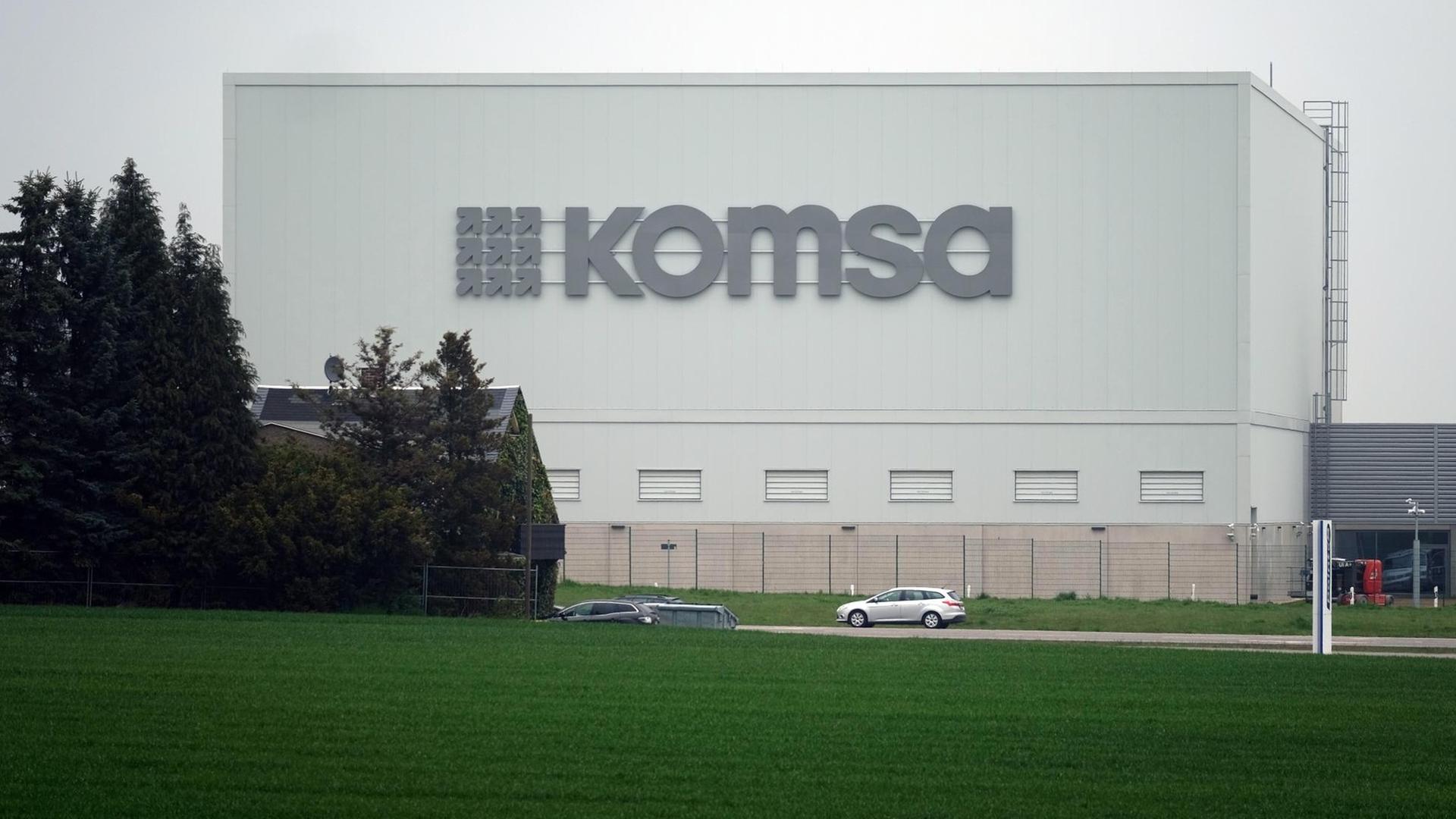 Das Hochregallager der Komsa Kommunikation Sachsen AG in Hartmannsdorf (Sachsen) Das Hochregallager der Komsa Kommunikation Sachsen AG in Hartmannsdorf (Sachsen)
