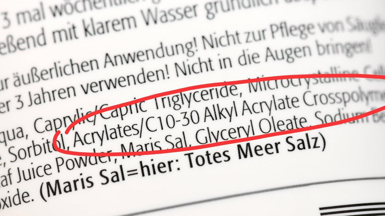Mikroplastik in Kosmetikprodukten *** Microplastic in cosmetic products Mikroplastik in Kosmetikprodukten *** Microplastic in cosmetic products