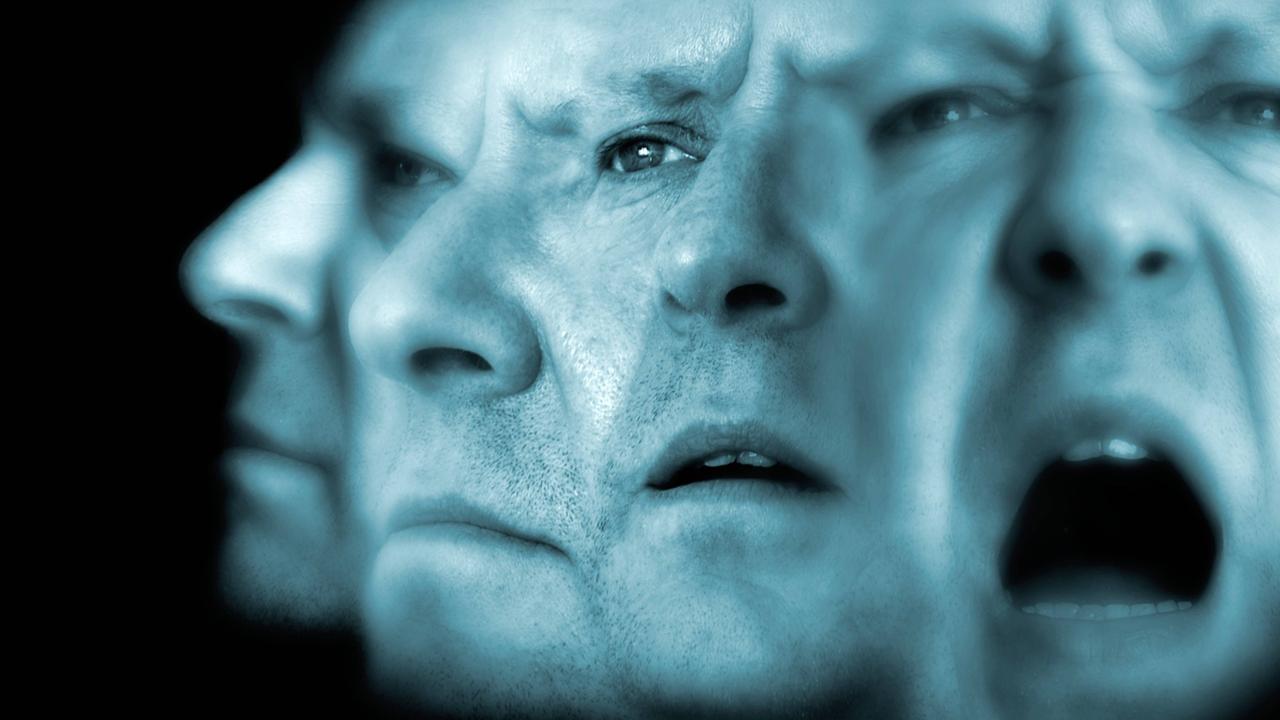 Symbolbild Schizophrenie: Montage der unterschiedlichen Gesichtsausdrücke eines Mannes Symbolbild Schizophrenie: Montage der unterschiedlichen Gesichtsausdrücke eines Mannes