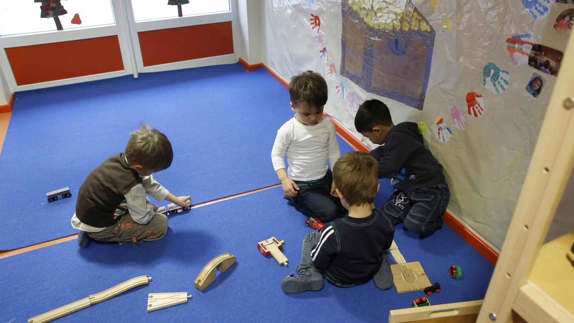 Kinder im Kindergarten an der Stollenstraße in Dortmund Kinder im Kindergarten an der Stollenstraße in Dortmund