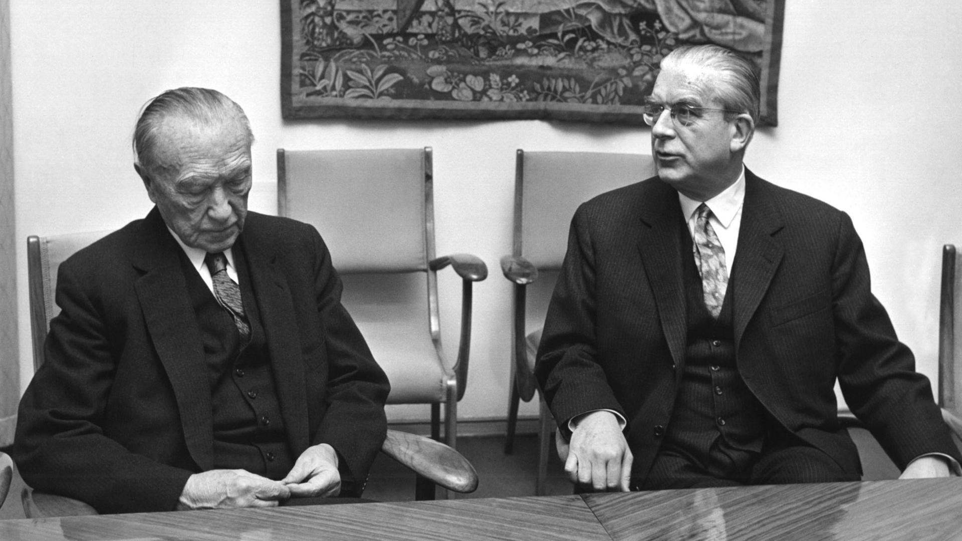 Konrad Adenauer und Hans Globke Konrad Adenauer und Hans Globke