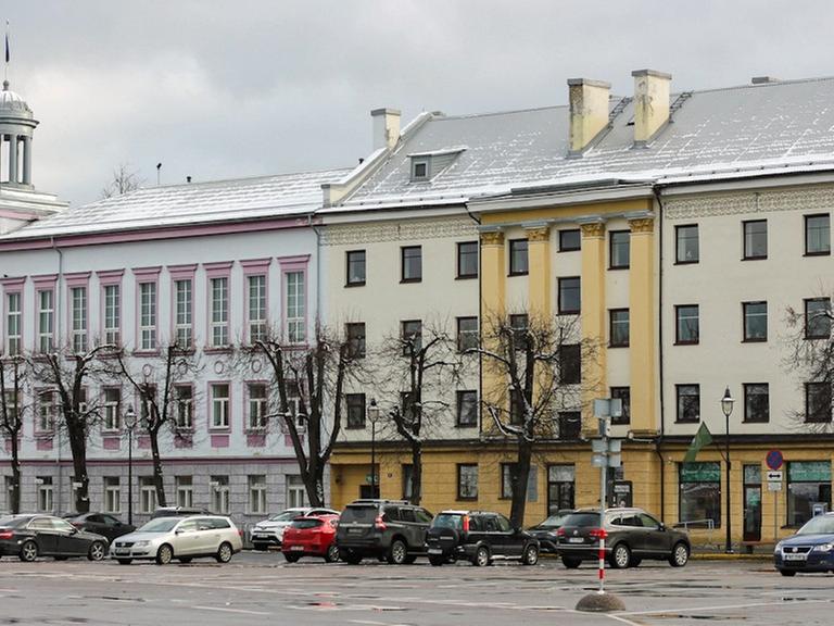Narwa, eine Stadt im Nordosten Estlands, nicht nur geografisch an der Grenze zu Russland gelegen