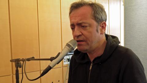 Reinald Grebe im Funkhaus von Deutschlandradio Kultur