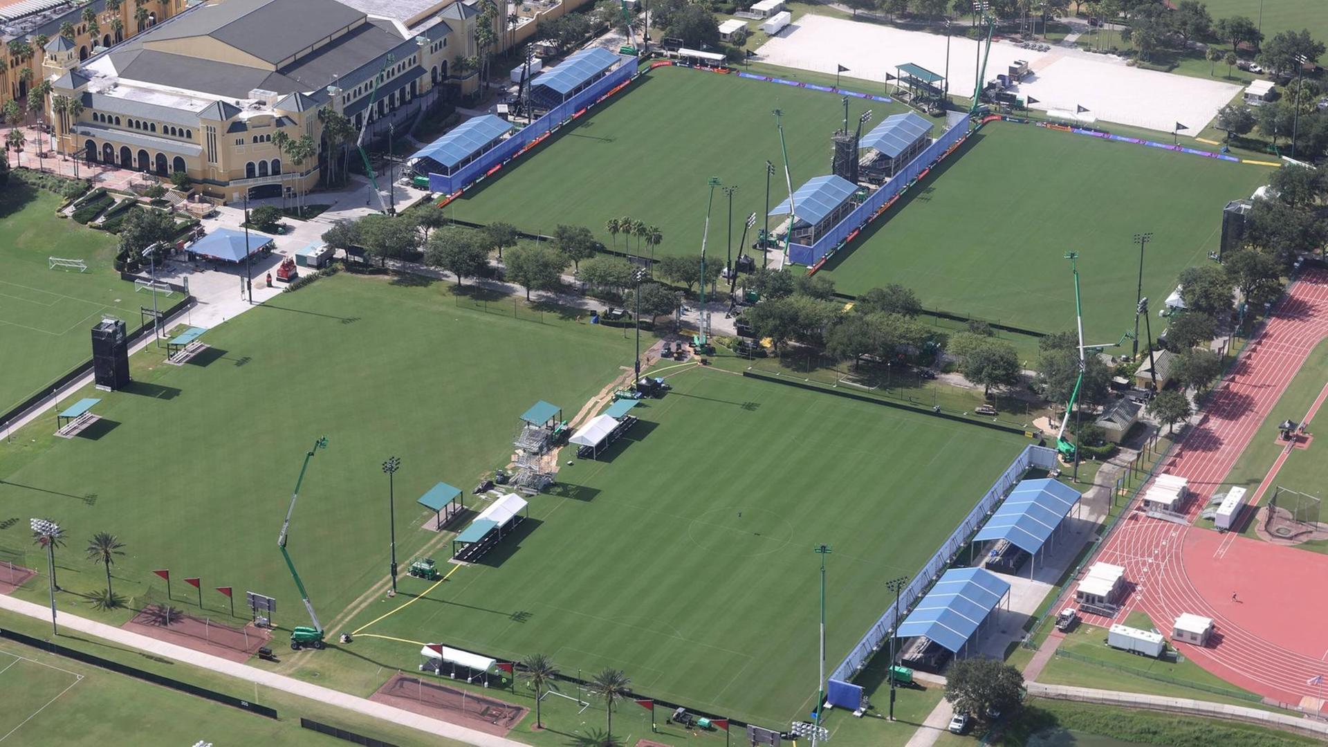 Das Fußballfeld im Disney's Wide World of Sports Complex, das als Spielfeld des "MLS Is Back tournament" dient.