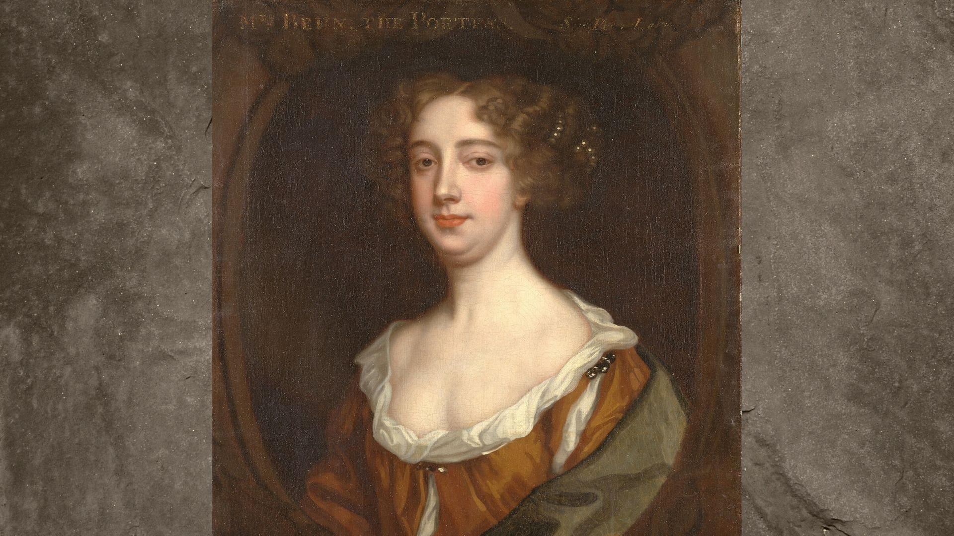 Die Schriftstellerin Aphra Behn (1640-1689), porträtiert vom Maler Peter Lely (1618-1680) Die Schriftstellerin Aphra Behn (1640-1689), porträtiert vom Maler Peter Lely (1618-1680)