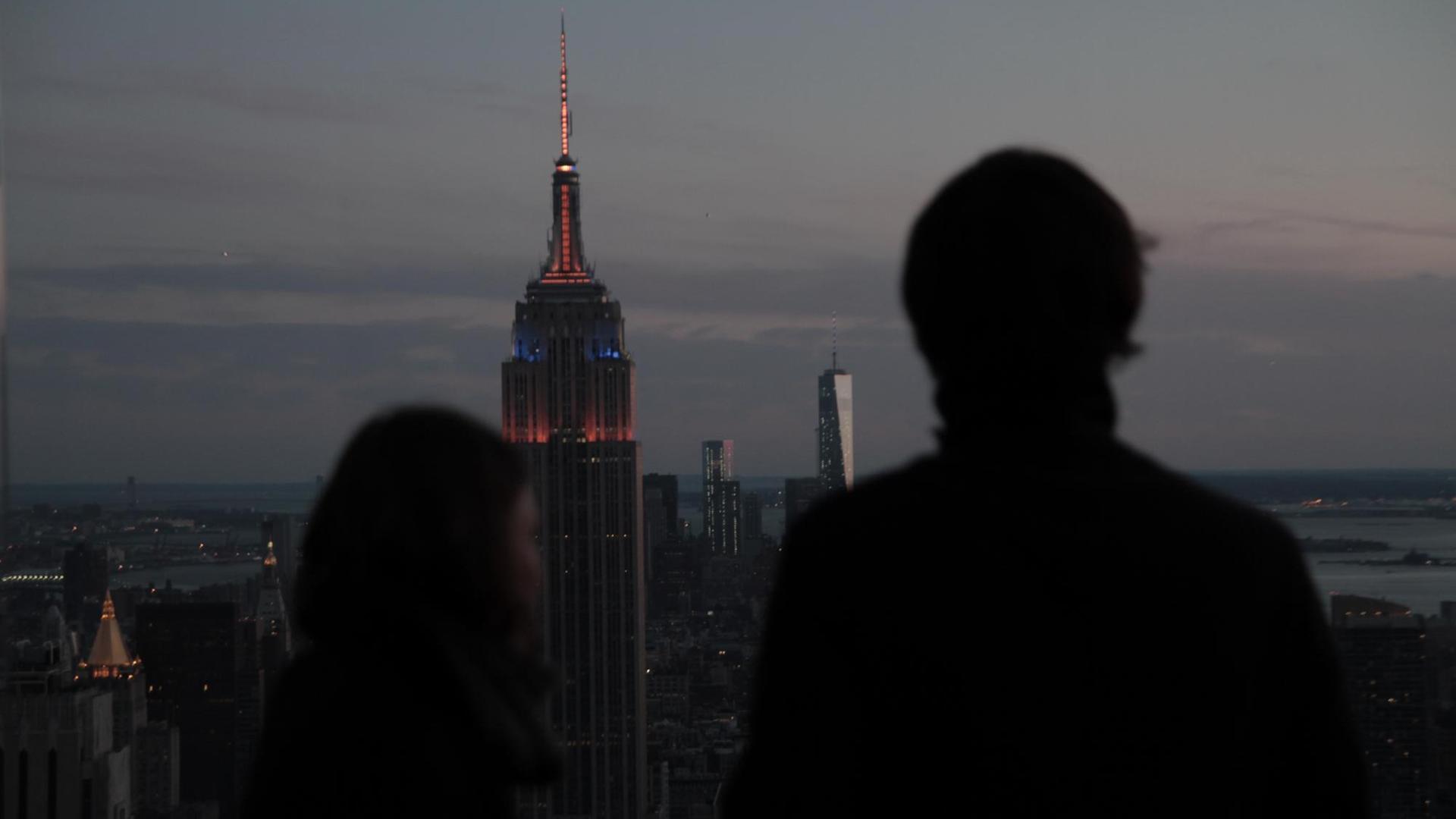 Rita und Marcello über den Dächern von New York Rita und Marcello über den Dächern von New York