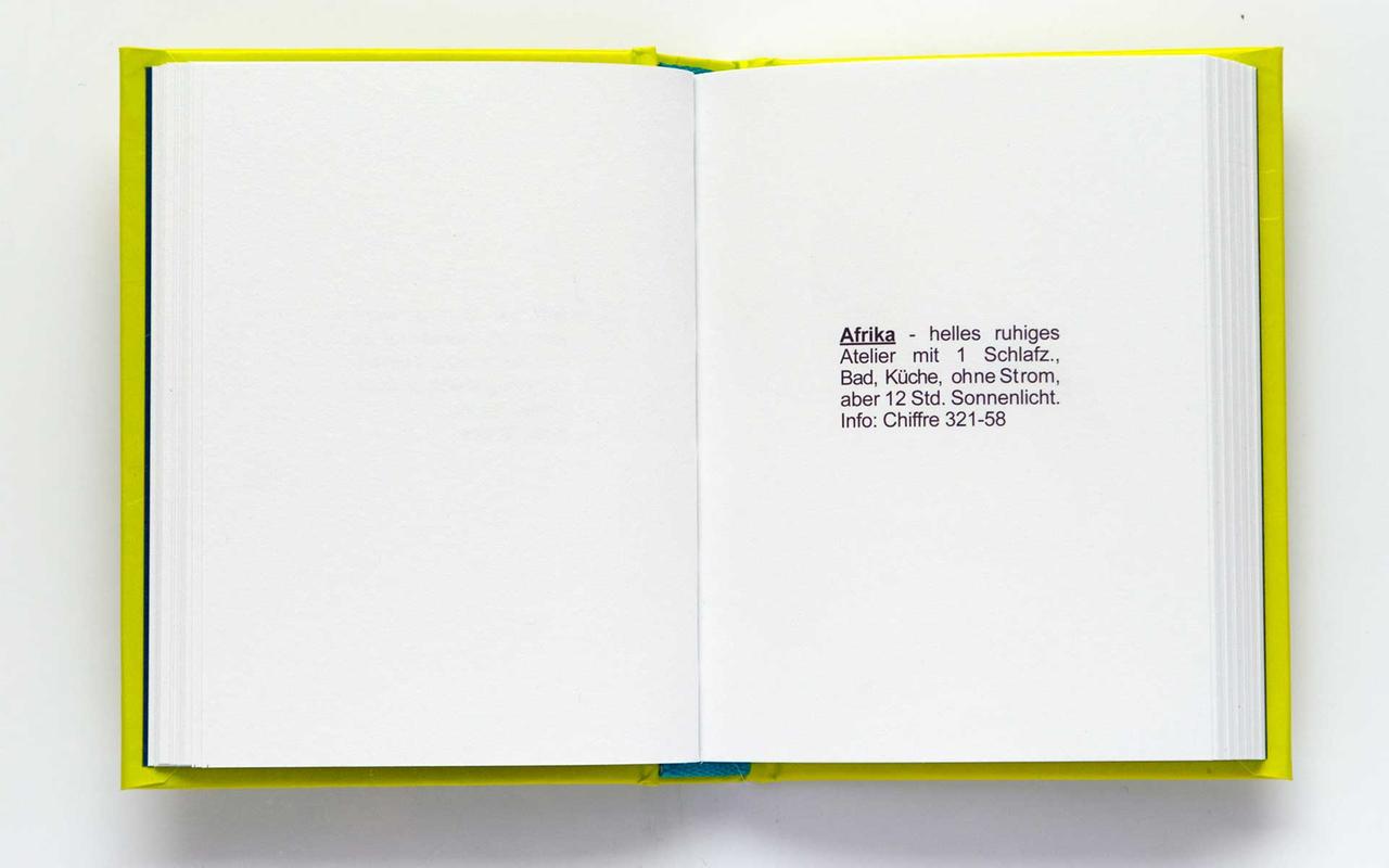 Kleinanzeige aus dem Buch "Tausche Ölbild für gebrauchtes Auto (nicht älter als 5 Jahre)" Kleinanzeige aus dem Buch "Tausche Ölbild für gebrauchtes Auto (nicht älter als 5 Jahre)"