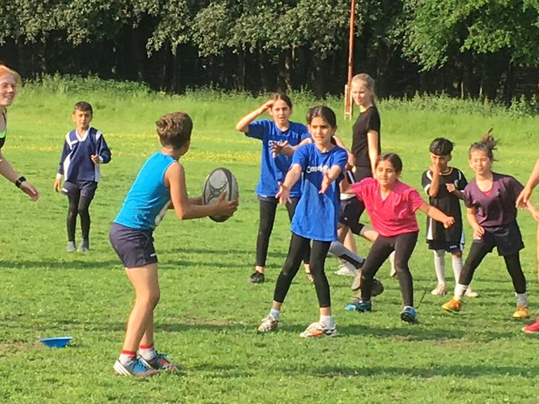 Training bei Rugby United