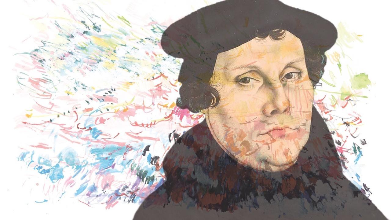 Ausschnitt aus CD-Cover "new eyes on" Martin Luther Ausschnitt aus CD-Cover "new eyes on" Martin Luther