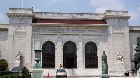 Das Gebäude der Organisation Amerikanischer Staaten in Washington, die aus Panamerika-Konferenzen hervorgegangen ist.