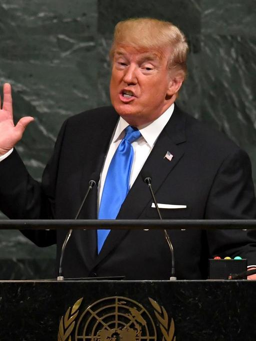 US-Präsident Trump spricht vor der 72. UN-Vollversammlung in New York
