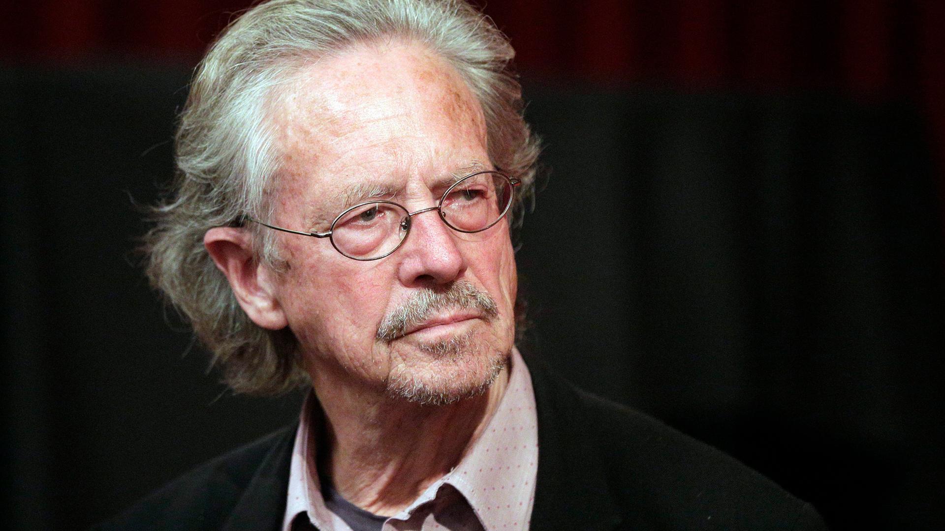Autor Peter Handke im Oktober 2014 in Wien. Autor Peter Handke im Oktober 2014 in Wien.