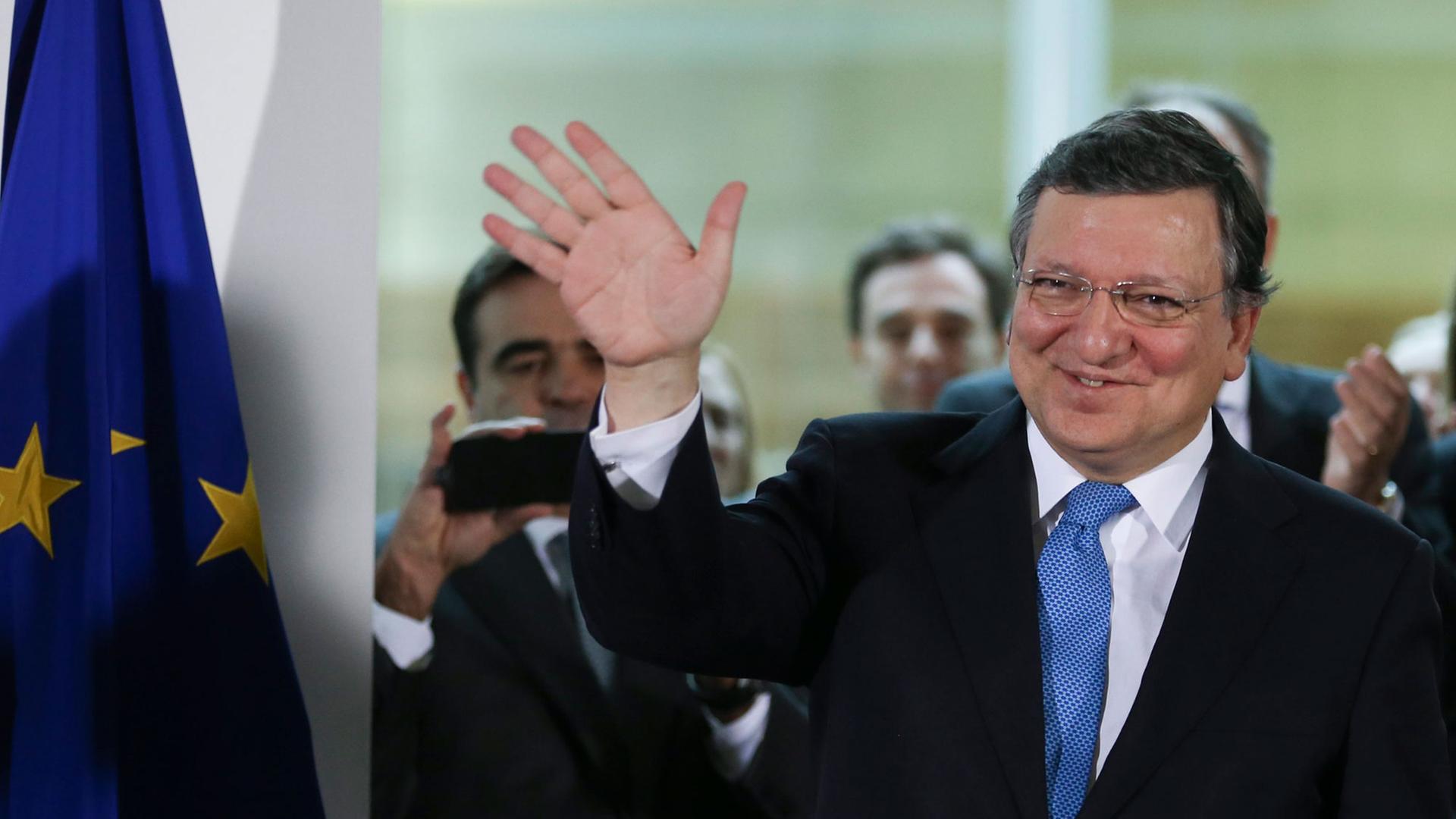 José Manuel Barroso bei seinem Abschied als Präsident der EU-Kommission in Brüssel José Manuel Barroso bei seinem Abschied als Präsident der EU-Kommission in Brüssel