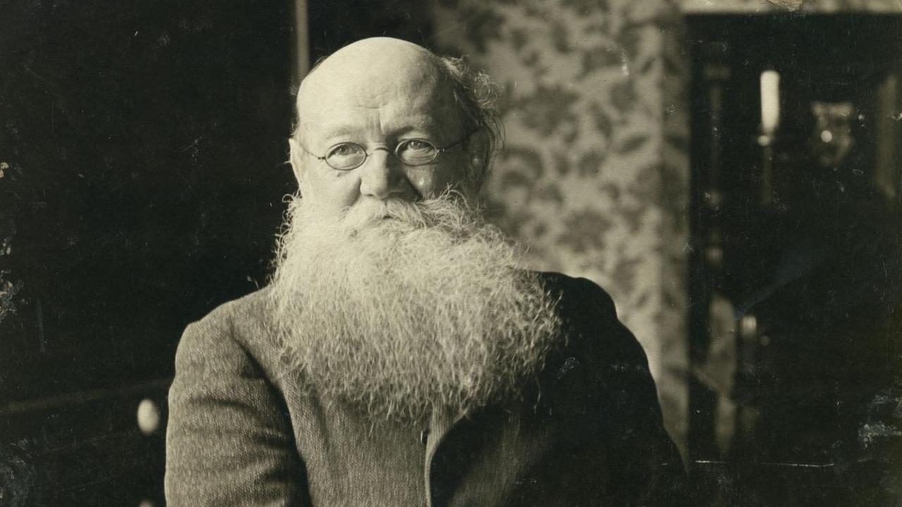 Porträt von Pjotr Kropotkin. Porträt von Pjotr Kropotkin.