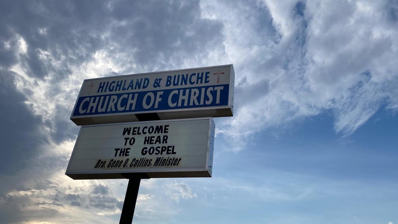 Highland and Bunche Church of Christ im Süden von Odessa Highland and Bunche Church of Christ im Süden von Odessa