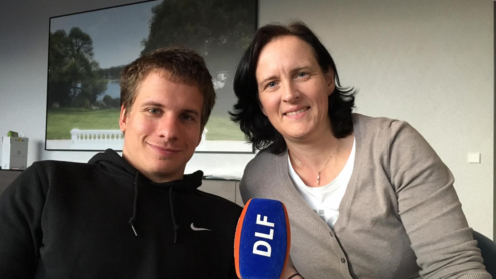 Marc Schuh, Athletensprecher der Para-Leichtathleten und Silke Kassner, Mitglied der DOSB-Athletenkommission Marc Schuh, Athletensprecher der Para-Leichtathleten und Silke Kassner, Mitglied der DOSB-Athletenkommission