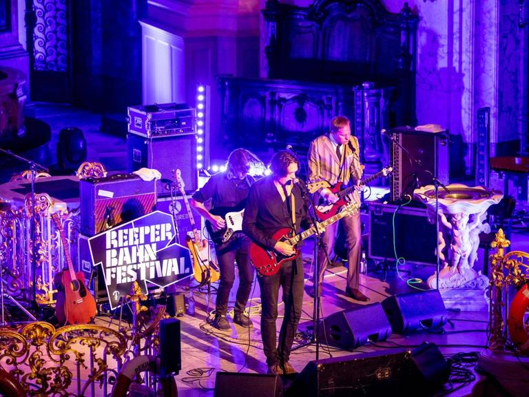 Die Band Die Sterne spielt am 19. September 2020 ein Konzert in der Hauptkirche St. Michaelis im Rahmen des Reeperbahn Festivals in Hamburg.