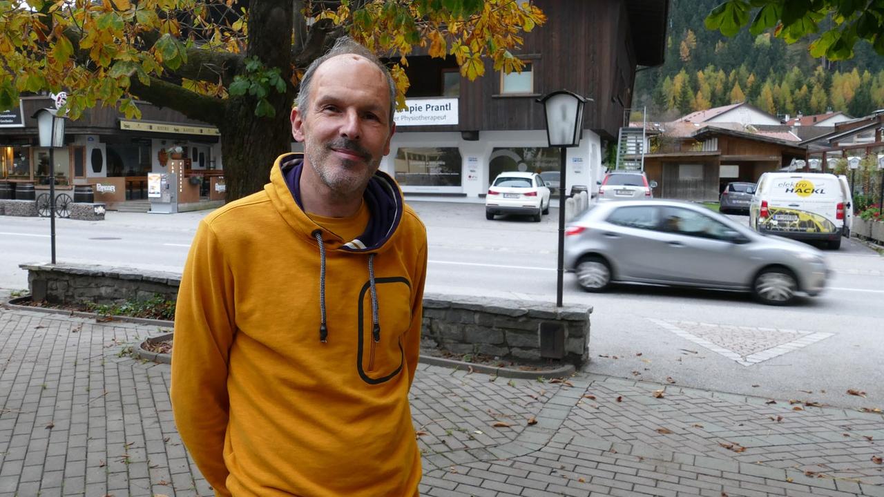 Gero Parth, Besitzer eines Modegeschäfts in Oetz im Ötztal (Tirol, Österreich)