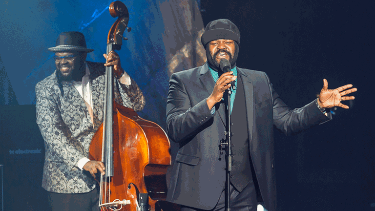 Gregory Porter beim Auftritt Gregory Porter beim Auftritt