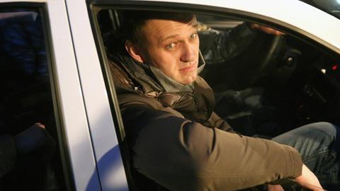 Der russische Regierungskritiker Alexej Nawalny wurde auf dem Weg zur Protestdemo festgenommen