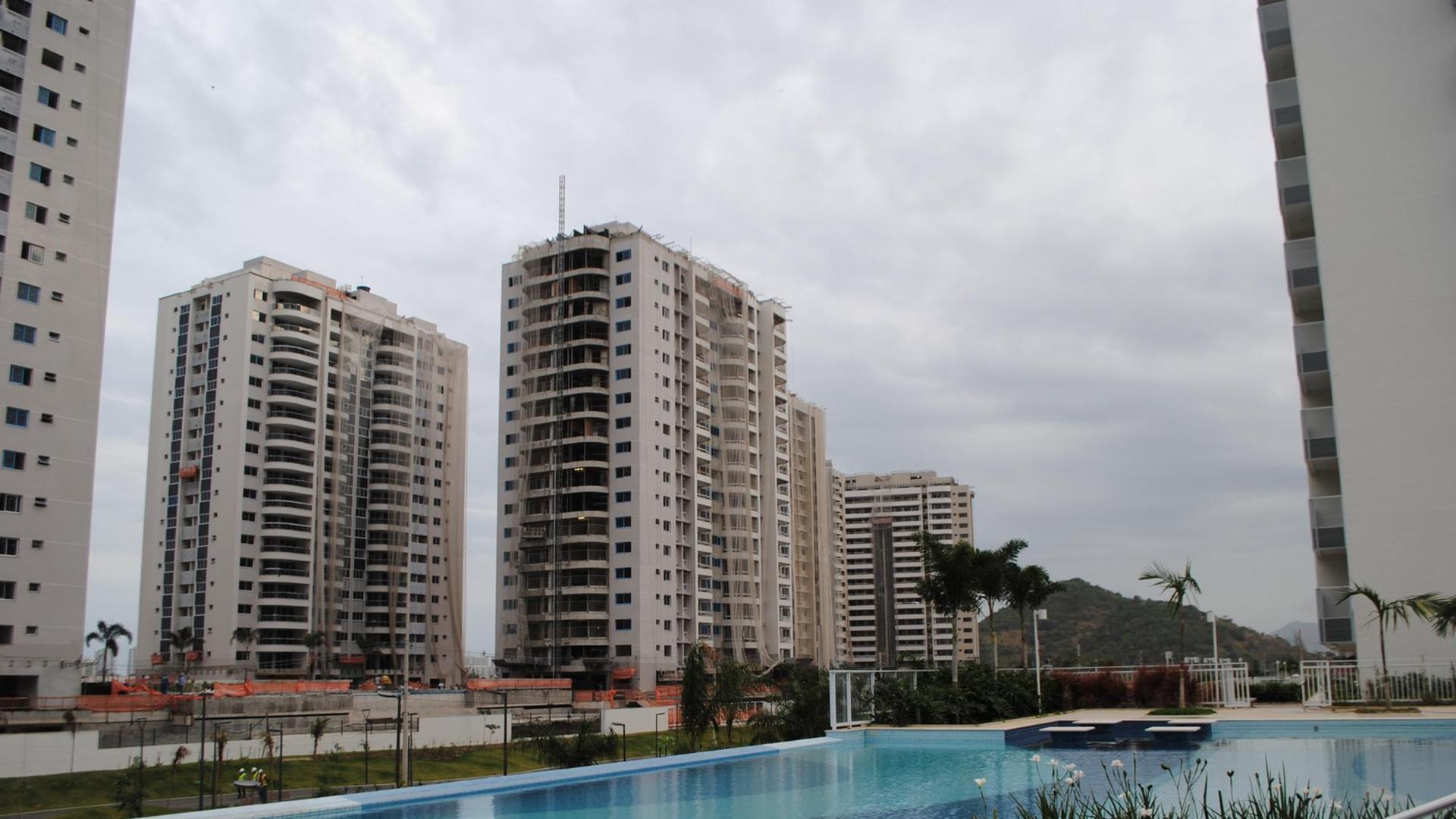 Blick auf das Olympische Dorf in Rio Blick auf das Olympische Dorf in Rio