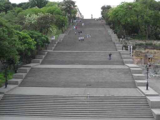 Die Potemkin-Treppe in Odessa Die Potemkin-Treppe in Odessa