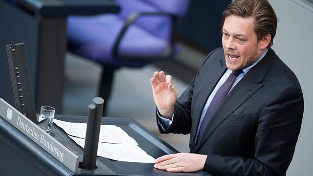 Konstantin von Notz (Bündnis 90/Die Grünen) spricht im Bundestag. Konstantin von Notz (Bündnis 90/Die Grünen) spricht im Bundestag.
