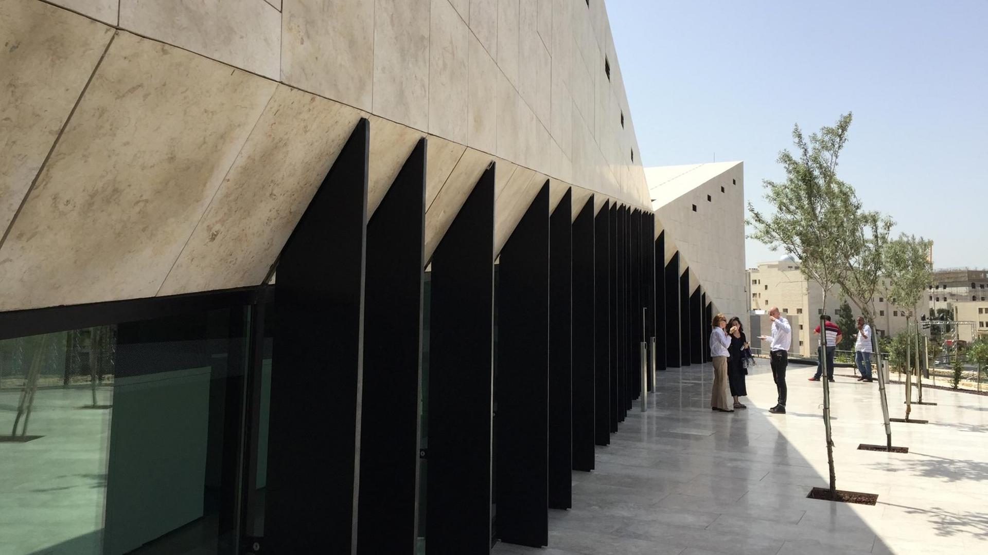 Außenansicht des Palästina-Museums in Ramallah Außenansicht des Palästina-Museums in Ramallah