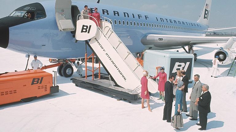 Corporate Design für Braniff International Airways, 1965, Foto: Nachlass Alexander Girard, Vitra Design Museum Corporate Design für Braniff International Airways, 1965, Foto: Nachlass Alexander Girard, Vitra Design Museum