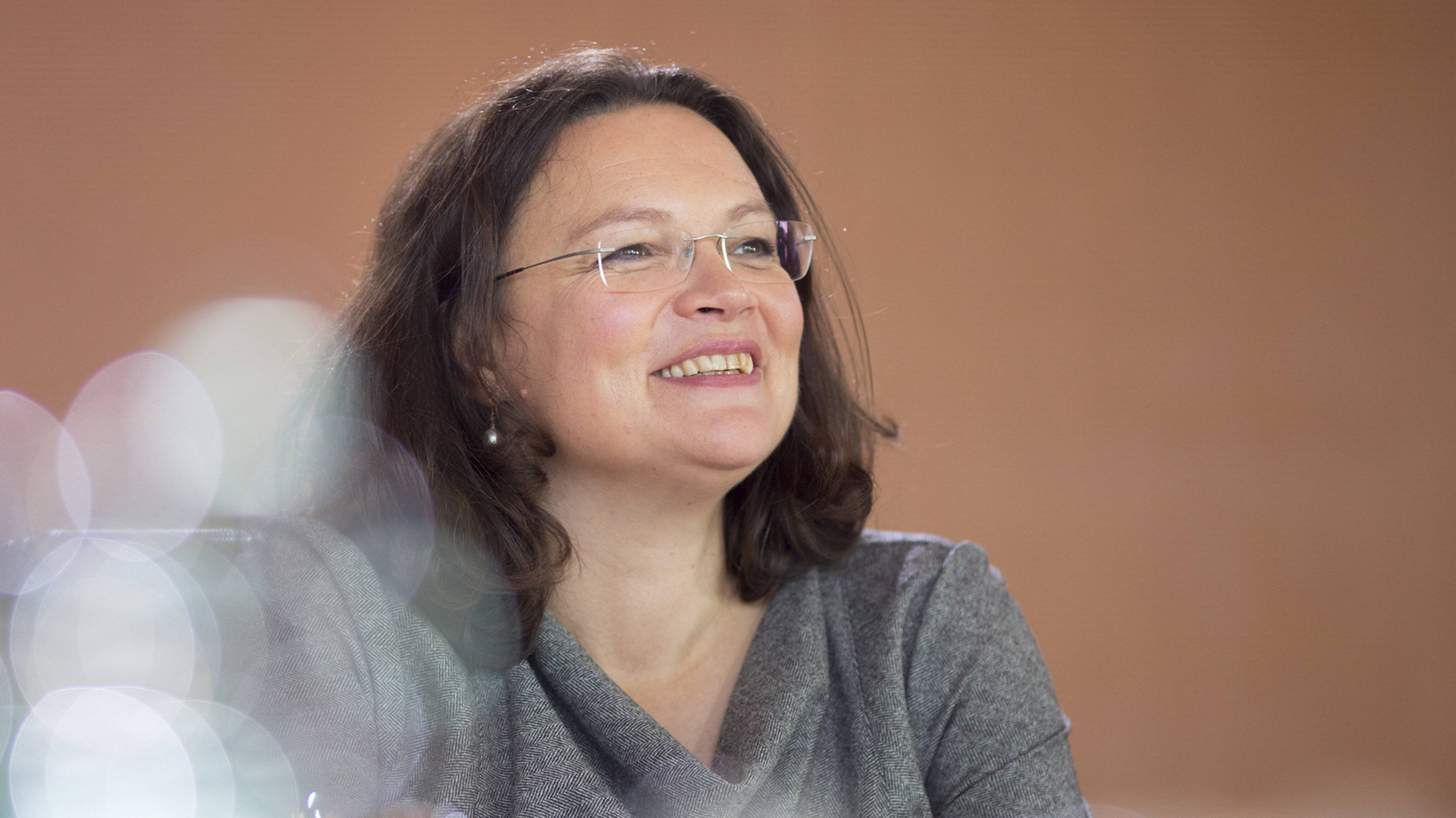 Andrea Nahles (SPD) im September 2017. Andrea Nahles (SPD) im September 2017.