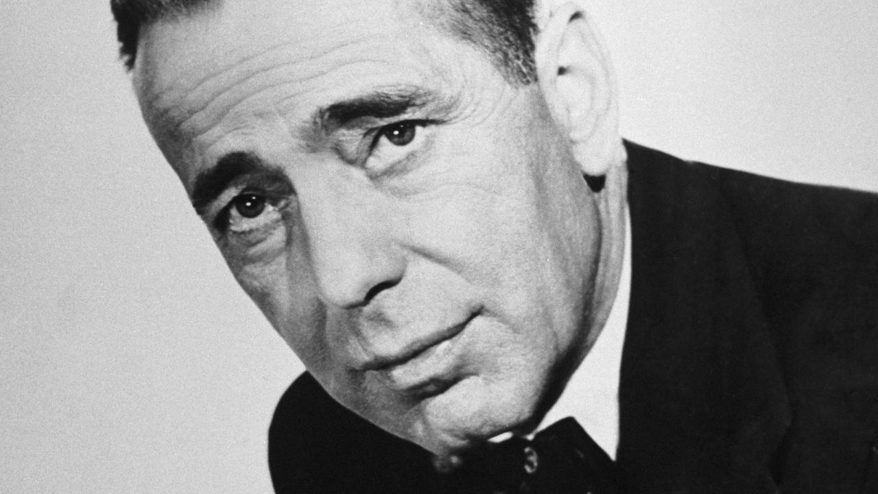 US-Schauspieler Humphrey Bogart als Eddie Willis in dem Film "Schmutziger Lorbeer" von 1956 US-Schauspieler Humphrey Bogart als Eddie Willis in dem Film "Schmutziger Lorbeer" von 1956