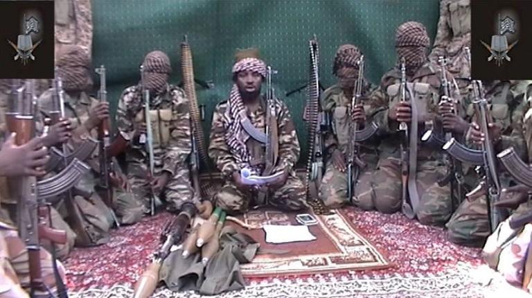 Das Foto soll unter anderem Abubakar Shekau, bisheriger Anführer von Boko Haram, zeigen. Das Foto soll unter anderem Abubakar Shekau, bisheriger Anführer von Boko Haram, zeigen.