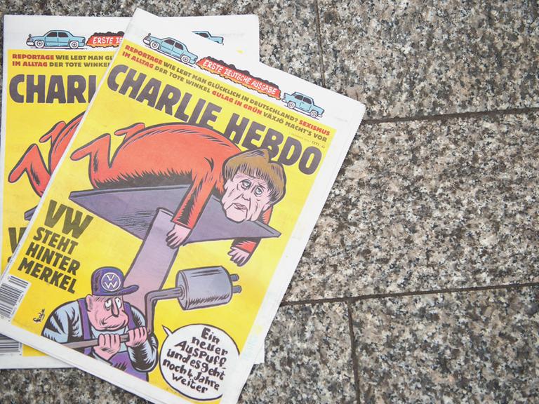 Das Cover der ersten deutschen Ausgabe "Charlie Hebdo"