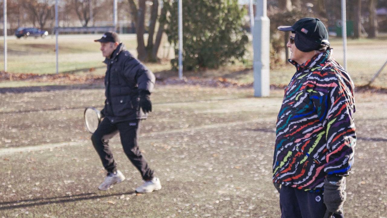 Spielszene mit Heiner und Manni Spielszene mit Heiner und Manni