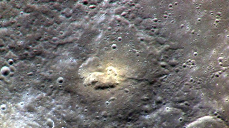 Aufnahme des Kraters Enheduanna auf dem Merkur