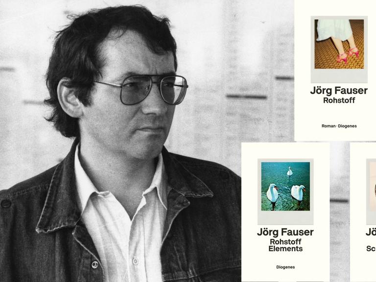 Buchcover Jörg Fauser: „Rohstoff“, „Rohstoff Elements“ und „Das Schlangenmaul“