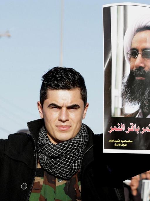 Proteste im Irak gegen die Hinrichtung des Geistlichen Nimr al-Nimr