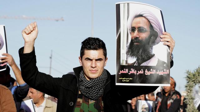 Proteste im Irak gegen die Hinrichtung des Geistlichen Nimr al-Nimr