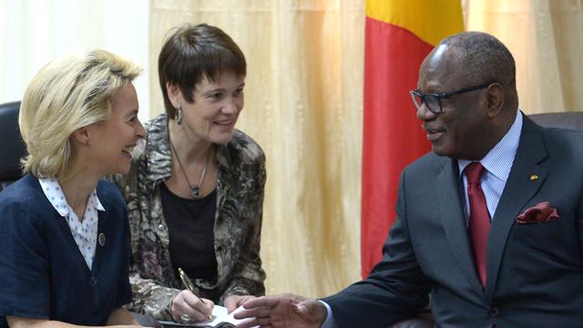 Verteidigungsministerin von der Leyen beim malischen Staatspräsidenten Keita