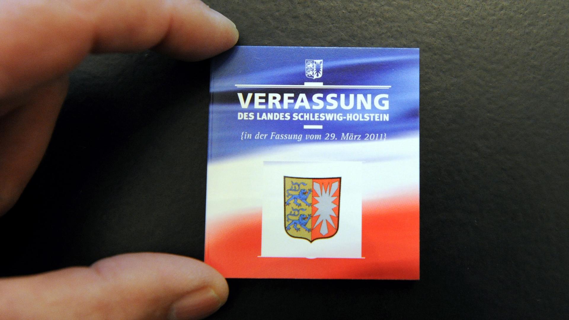 Eine Mini-Ausgabe der Verfassung von Schleswig-Holstein Eine Mini-Ausgabe der Verfassung von Schleswig-Holstein