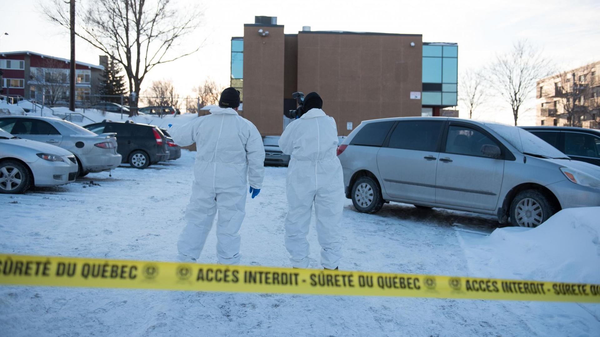 Die Moschee in Quebec, auf die ein Anschlag mit sechs Toten verübt wurde - durch einen rechten Nationalisten Die Moschee in Quebec, auf die ein Anschlag mit sechs Toten verübt wurde - durch einen rechten Nationalisten