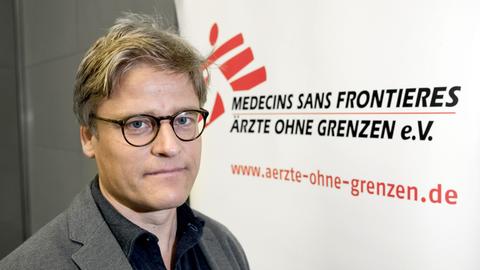 Tankred Stöbe (Vorstandsvorsitzender von Ärzte ohne Grenzen) am 17.06.2014